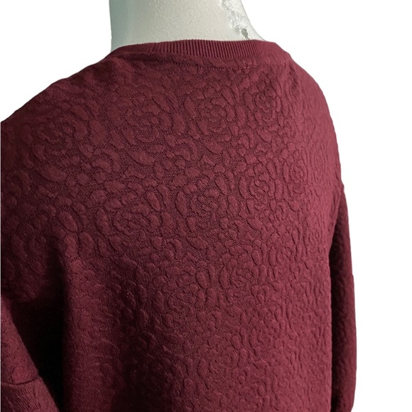 - Mare X Anthropologie burgundy mini tunic dress - Picture 6 of 8